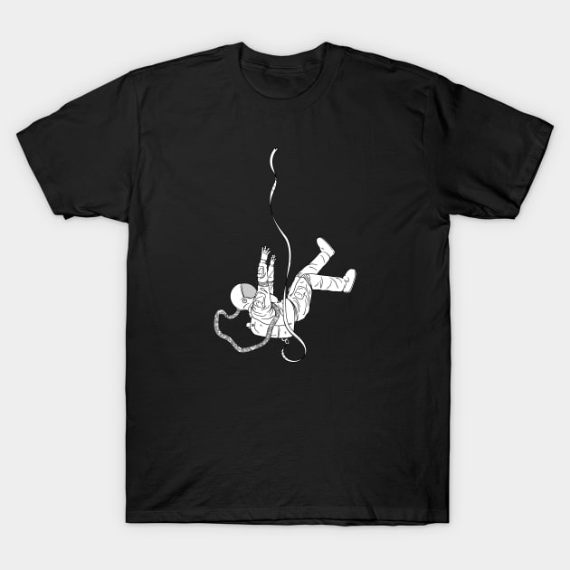 Lonely astronaut T-Shirt by arvitalya